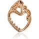 Золотий кулон Мама і дитя Серце з фіанітами 029006 029006 фото 3