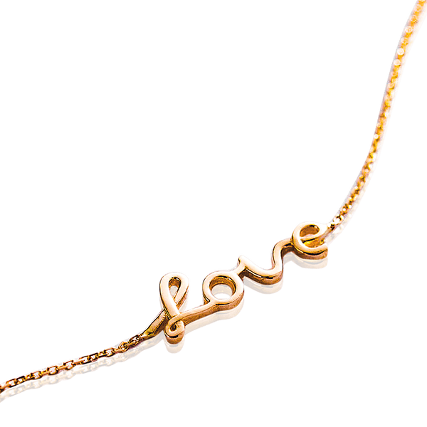 Золотий браслет на ногу Love 032873 032873 фото