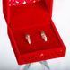 Повсякденні золоті сережки з фіанітами 032735 032735 фото 4