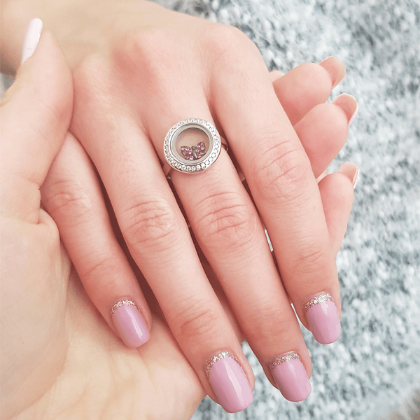 Серебряное кольцо Бабочка в стиле Chopard 027991 027991 фото