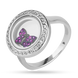 Серебряное кольцо Бабочка в стиле Chopard 027991 027991 фото 1