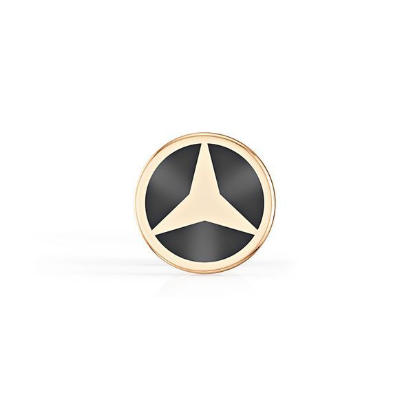 Золота моносережка-пусета з емаллю 043254 043254 фото