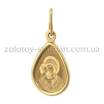 Золотая иконка Богородице 63197 63197 фото