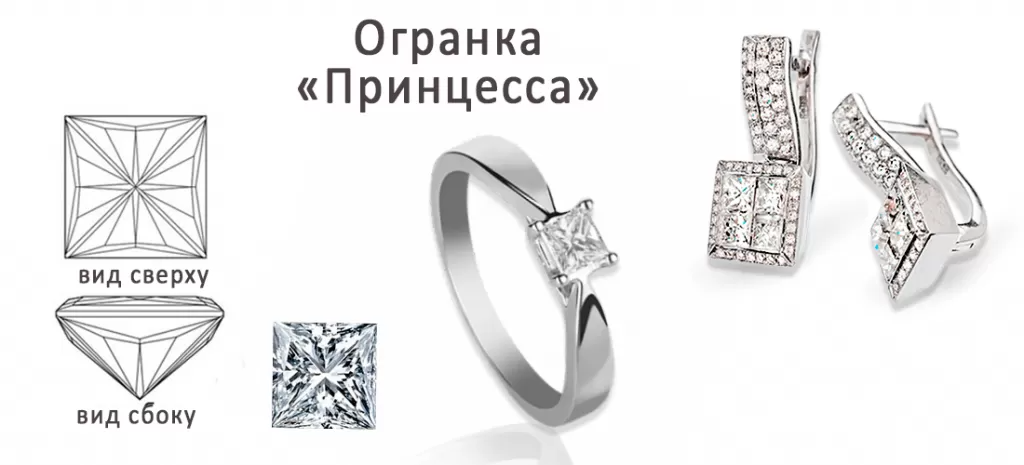Огранка Принцесса фото