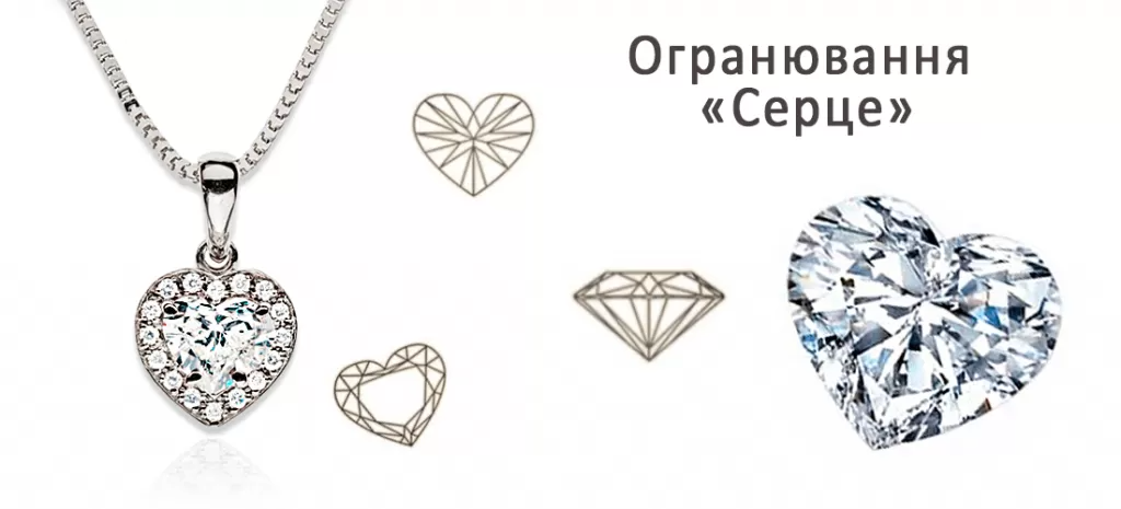 Огранювання серце фото