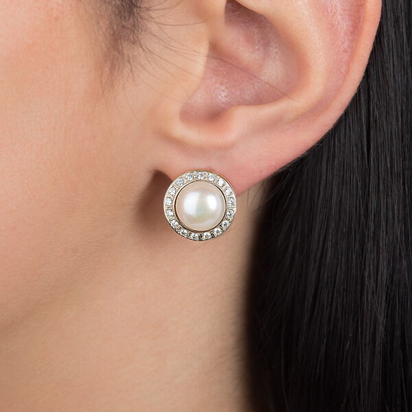 большие серьги с жемчугом большие серьги с жемчугом