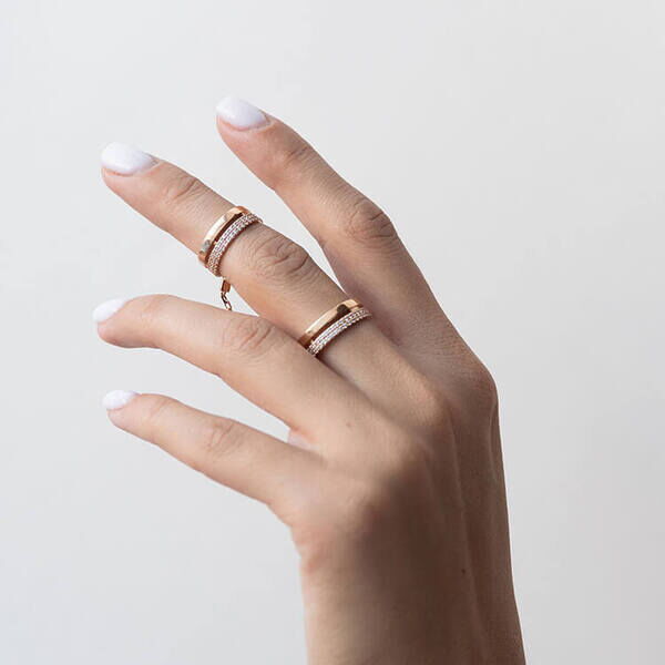 стильное фаланговое кольцо фото стильное фаланговое кольцо фото