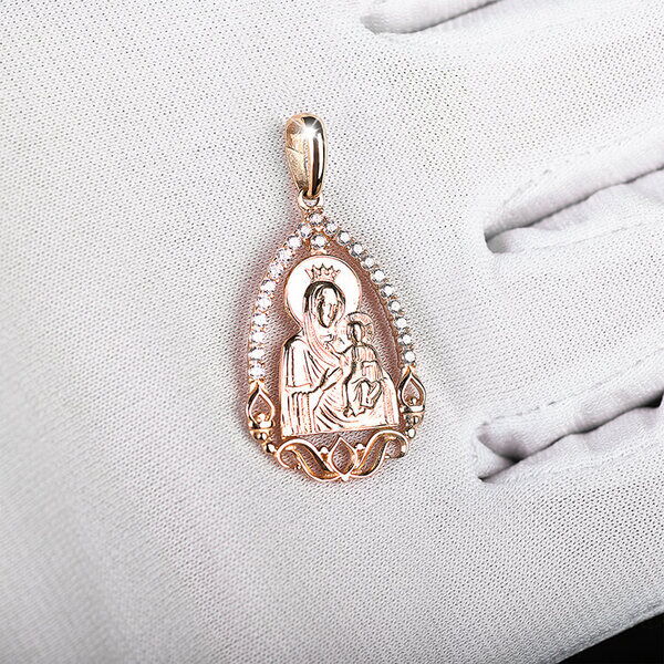 нательная ладанка золотая нательная ладанка золотая