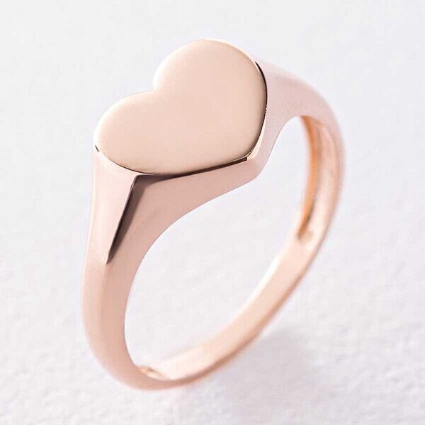 Глянцевое золотое кольцо Сердце 038690 детальное изображение ювелирного изделия Золотые кольца без вставок Глянцевое золотое кольцо Сердце 038690 детальное изображение ювелирного изделия Золотые кольца без вставок