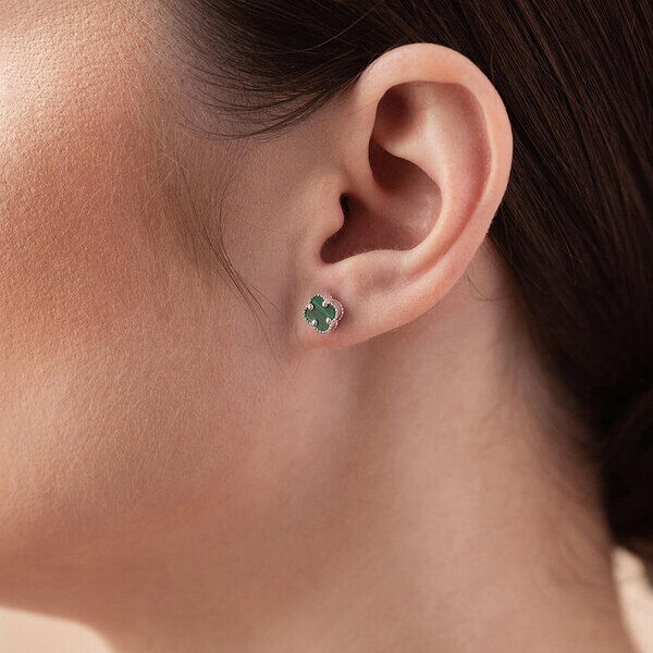 сережки малахит сережки малахит