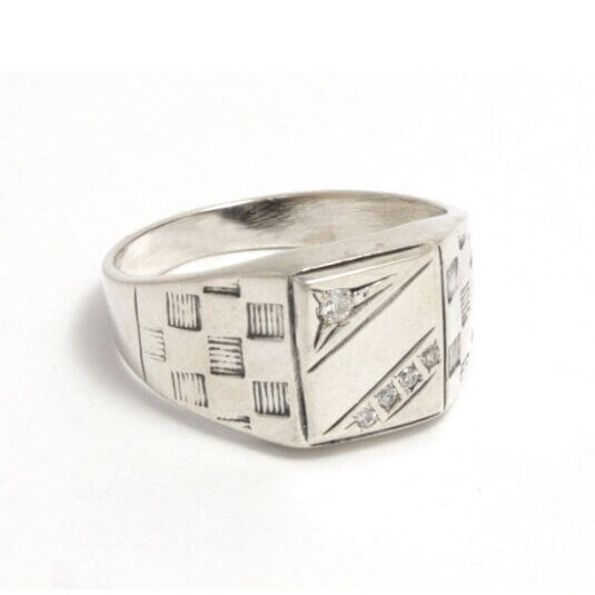 Срібна печатка 030310 детальне зображення ювелірного виробу Срібна печатка 030310 детальне зображення ювелірного виробу