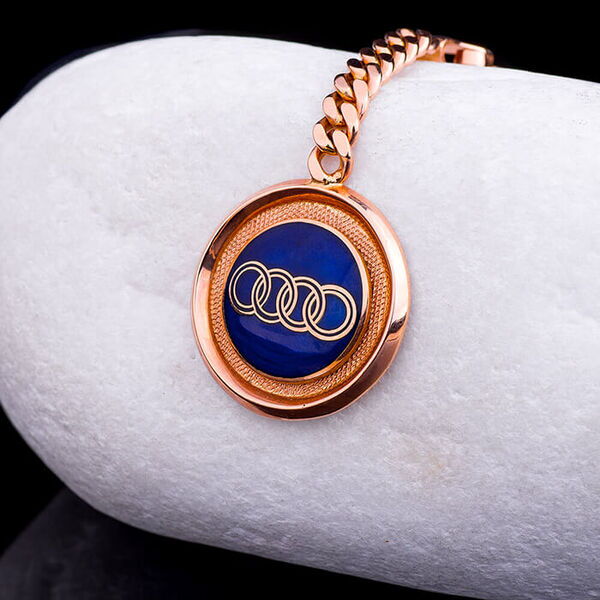 брелок золотой для Ауди брелок золотой для Ауди