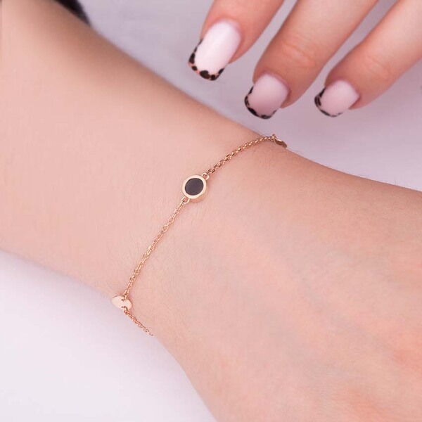 Золотий браслет на руку з агатом 035249 детальне зображення ювелірного виробу Золотий браслет на руку з агатом 035249 детальне зображення ювелірного виробу