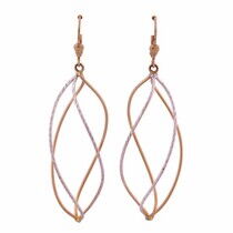 обзорное фото Золотые серьги 80253 Золотые серьги подвески обзорное фото Золотые серьги 80253  Золотые серьги подвески