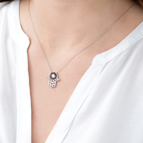колье из серебра 925 Хамса колье из серебра 925 Хамса