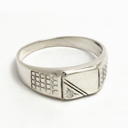 Срібна печатка 030304 детальне зображення ювелірного виробу Срібна печатка 030304 детальне зображення ювелірного виробу