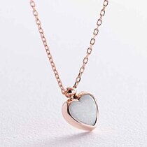 обзорное фото Золотое колье Серьга с синтетическим опалом 038778 Золотые колье с камнями обзорное фото Золотое колье Серьга с синтетическим опалом 038778  Золотые колье с камнями