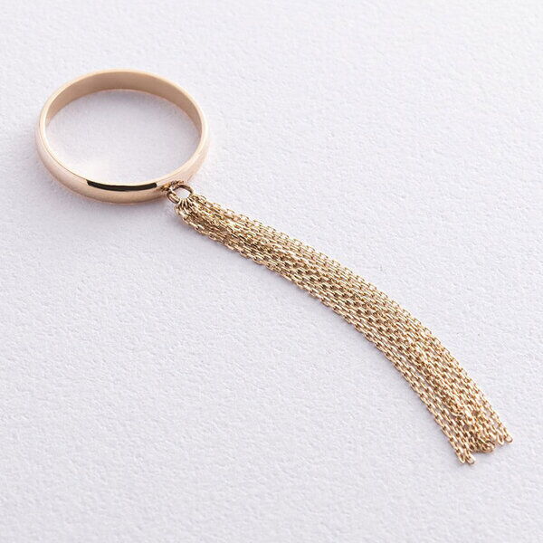 Золотое кольцо с кисточкой в желтом лимонном золоте 038231 детальное изображение ювелирного изделия Кольца золотые женские Золотое кольцо с кисточкой в желтом лимонном золоте 038231 детальное изображение ювелирного изделия Кольца золотые женские