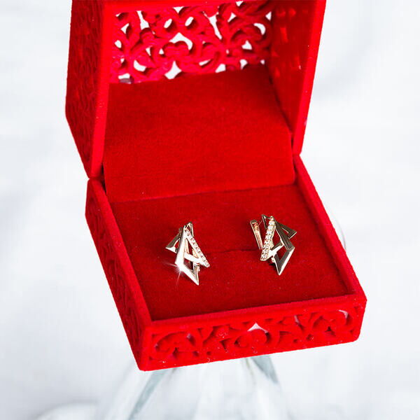 золотые серьги геометрия золотые серьги геометрия