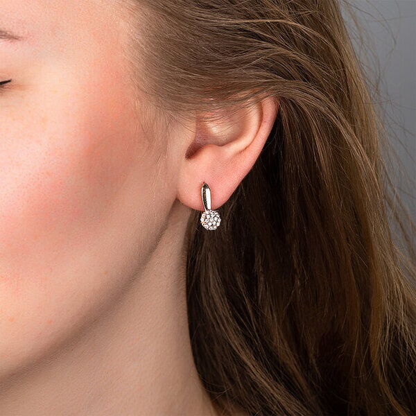 серьги миниатюрные из золота 585