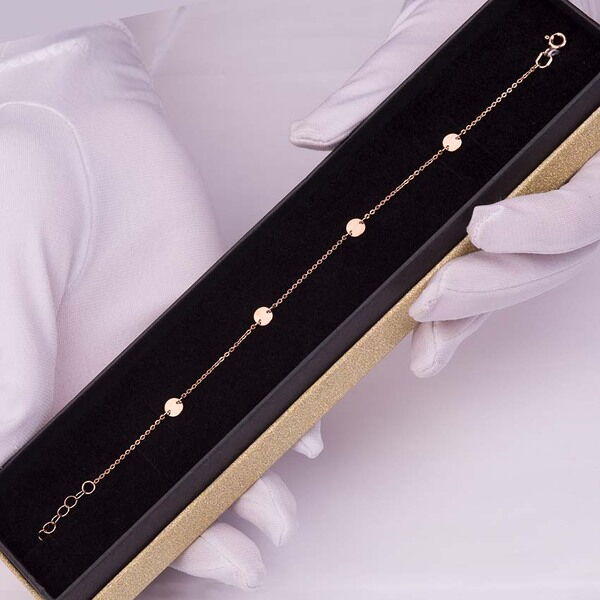 Золотий браслет з монетками грошовий талісман 031419 детальне зображення ювелірного виробу Золотий браслет з монетками грошовий талісман 031419 детальне зображення ювелірного виробу