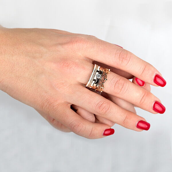 золотое кольцо корона золотое кольцо корона