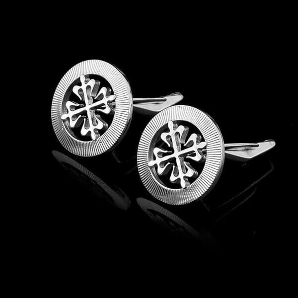 Запонки из белого золота 585 с армейским значком 033042 детальное изображение ювелирного изделия Золотые запонки Запонки из белого золота 585 с армейским значком 033042 детальное изображение ювелирного изделия Золотые запонки