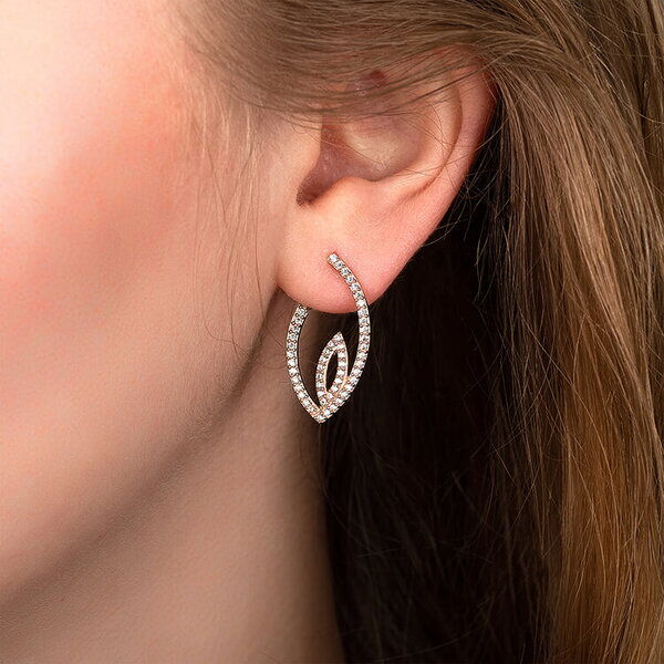 золотые серьги блистящие золотые серьги блистящие