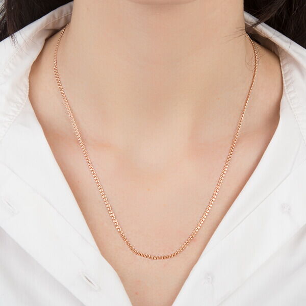 Золотий ланцюг Мадонна 12111 детальне зображення ювелірного виробу