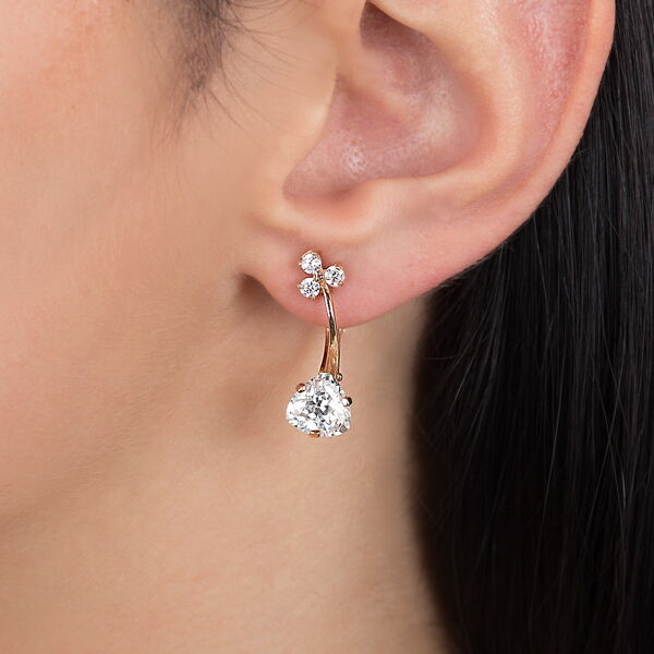 серьги с цирконием серьги с цирконием