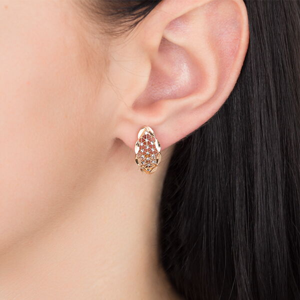 Золотые серьги без вставок Золотые серьги без вставок