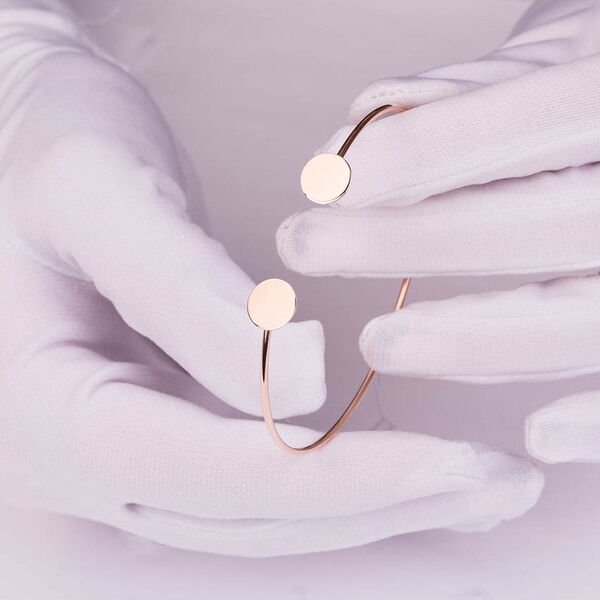 Золотий браслет з глянцевими монетками 038517 детальне зображення ювелірного виробу Золотий браслет з глянцевими монетками 038517 детальне зображення ювелірного виробу