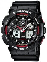 обзорное фото Часы CASIO G-SHOCK GA-100-1A4ER (10 240)  Часы мужские