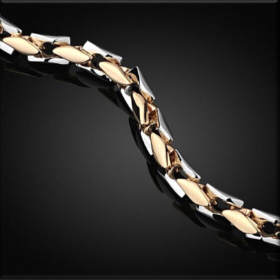 мужской браслет комбинированное золото мужской браслет комбинированное золото