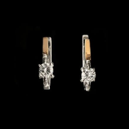 Серебряные серьги с золотой пластиной Шанти 026729 детальное изображение ювелирного изделия Серебряные серьги Серебряные серьги с золотой пластиной Шанти 026729 детальное изображение ювелирного изделия Серебряные серьги