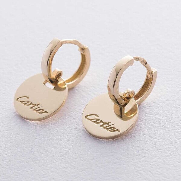 Серьги в желтом золоте Монетка 038457 детальное изображение ювелирного изделия Золотые серьги без вставок Серьги в желтом золоте Монетка 038457 детальное изображение ювелирного изделия Золотые серьги без вставок