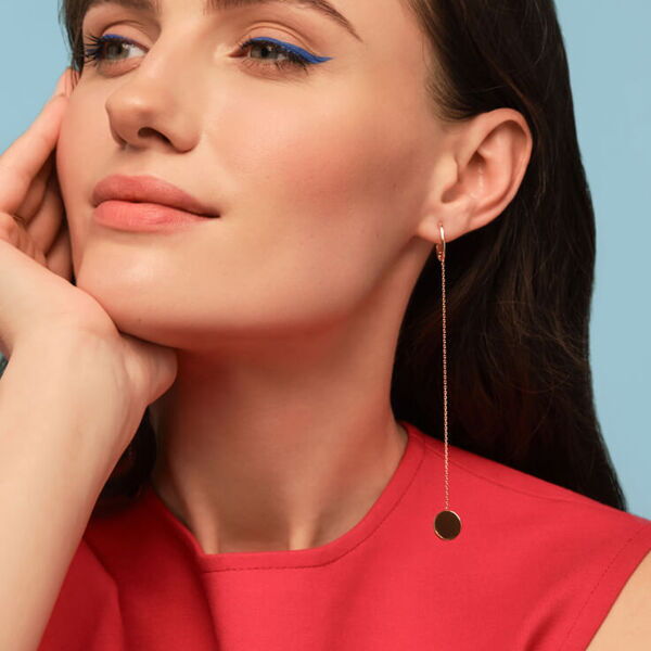 серьги с монеткой серьги с монеткой