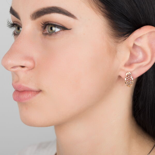 Золотые серьги без вставок Золотые серьги без вставок