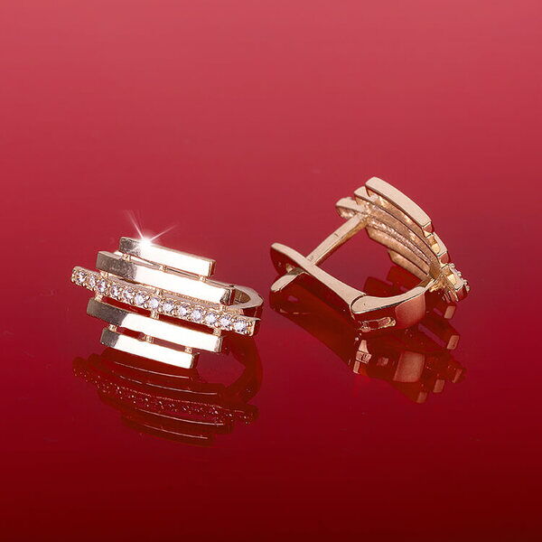 золотые сережки линии золотые сережки линии