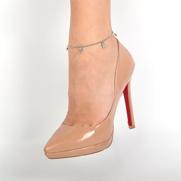 Серебряный браслет на ногу Серебряный браслет на ногу