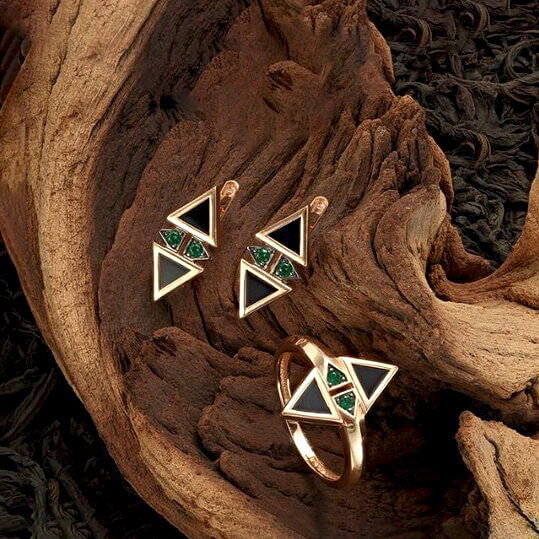 серьги и кольцо с агатом серьги и кольцо с агатом