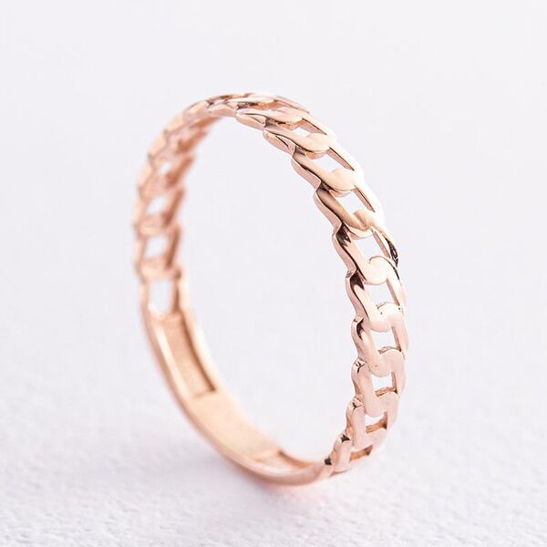 Золотое кольцо цепочка в интересном дизайне 037520 детальное изображение ювелирного изделия Кольца золотые женские Золотое кольцо цепочка в интересном дизайне 037520 детальное изображение ювелирного изделия Кольца золотые женские