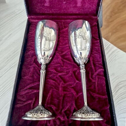 келихи срібні весільні келихи срібні весільні