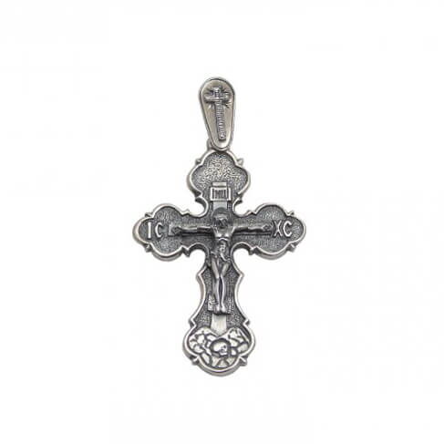 Серебряный подвес Крестик 030285 детальное изображение ювелирного изделия Серебряные изделия Серебряный подвес Крестик 030285 детальное изображение ювелирного изделия Серебряные изделия