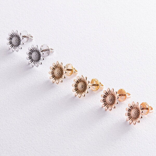 сережки соняхи