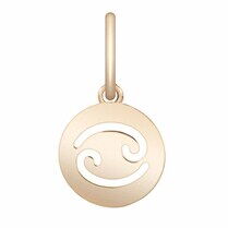 обзорное фото Золотая подвеска знак зодиака Рак 038542 Золотые подвески знаки зодиака обзорное фото Золотая подвеска знак зодиака Рак 038542  Золотые подвески знаки зодиака