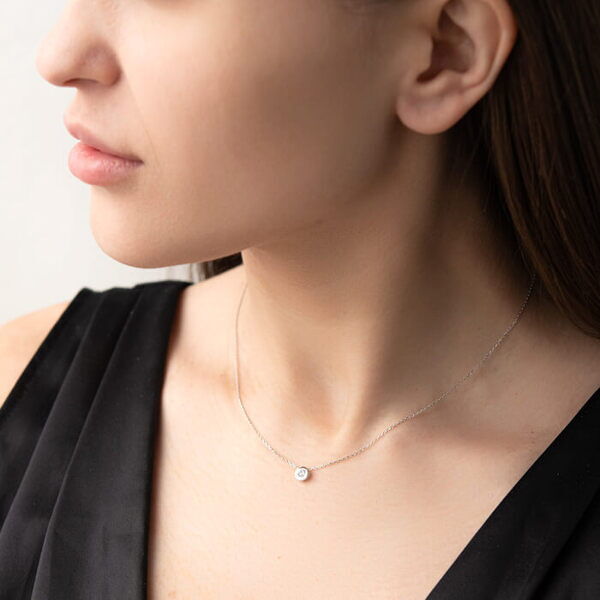 колье фианит в золоте колье фианит в золоте