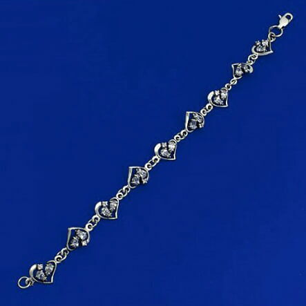 Серебряный браслет Голубушка 026605 детальное изображение ювелирного изделия Серебряные изделия Серебряный браслет Голубушка 026605 детальное изображение ювелирного изделия Серебряные изделия