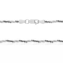 обзорное фото Серебряная цепочка Жгут с шариками 026922  Серебряные цепочки