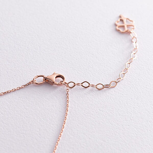 колье клевер с подвеской на застежке колье клевер с подвеской на застежке